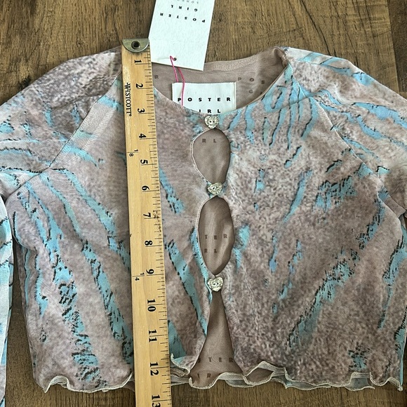 POSTER GIRL
 London XS Top Crop Top NEW With Tags - Picture 4 of 12
